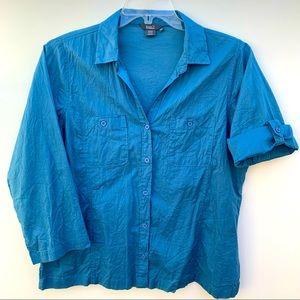 Royal Robbins button blouse (XL)